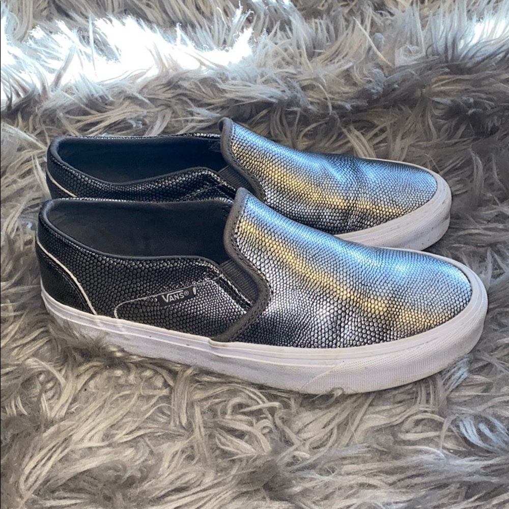 Women’s metallic vans